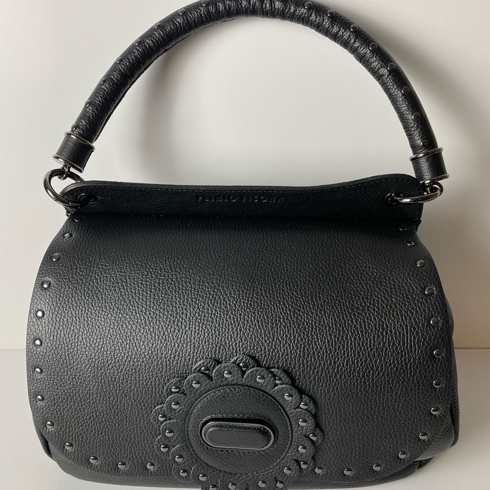 Authentic Luxury Plinio Visona Leather Bag